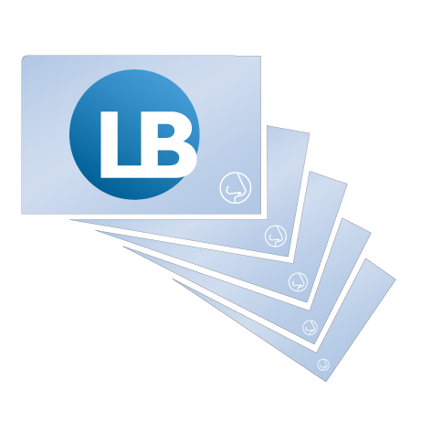 Visitenkarten | partieller UV-Lack beidseitig | beidseitig